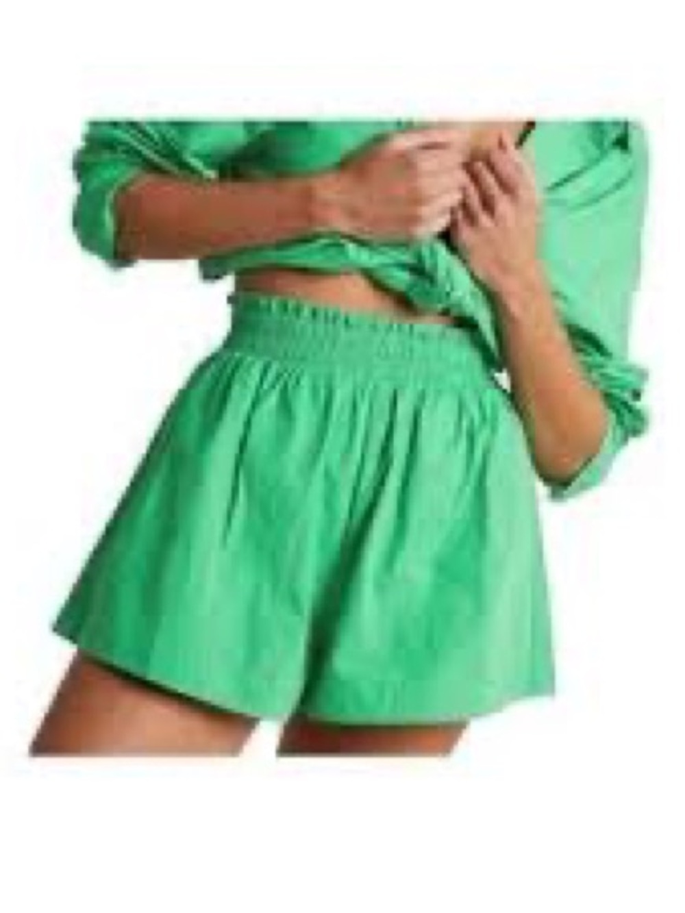 Showpo Green High waisted shorts